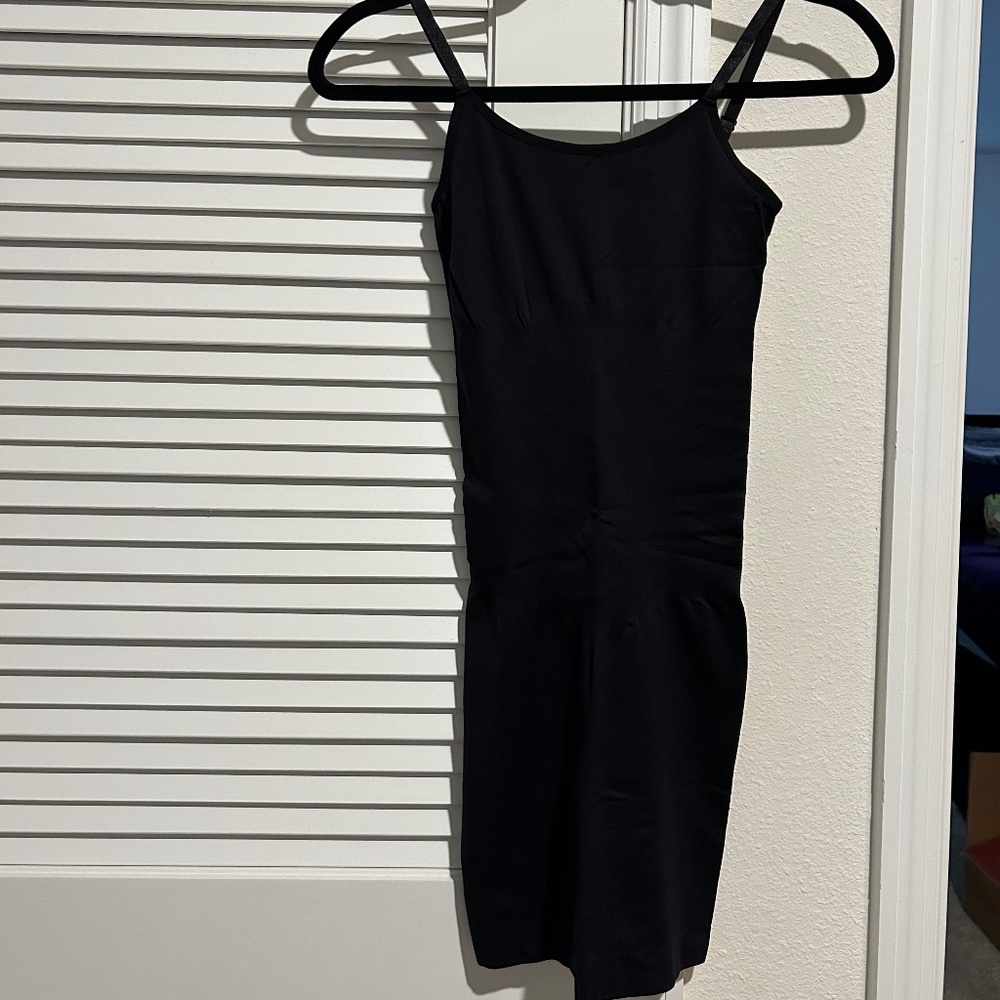 Medium Black Shapewear Slip Dress | Body Shaper | Slimming Under Dress